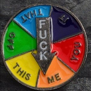 “F*ck Off” Enamel Fashion pin 2/$15